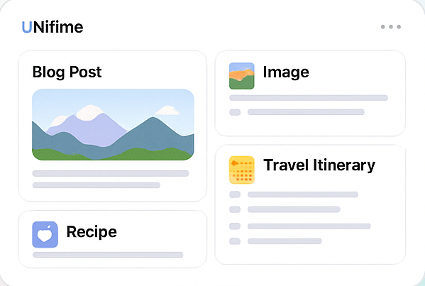 Unified canvas UI